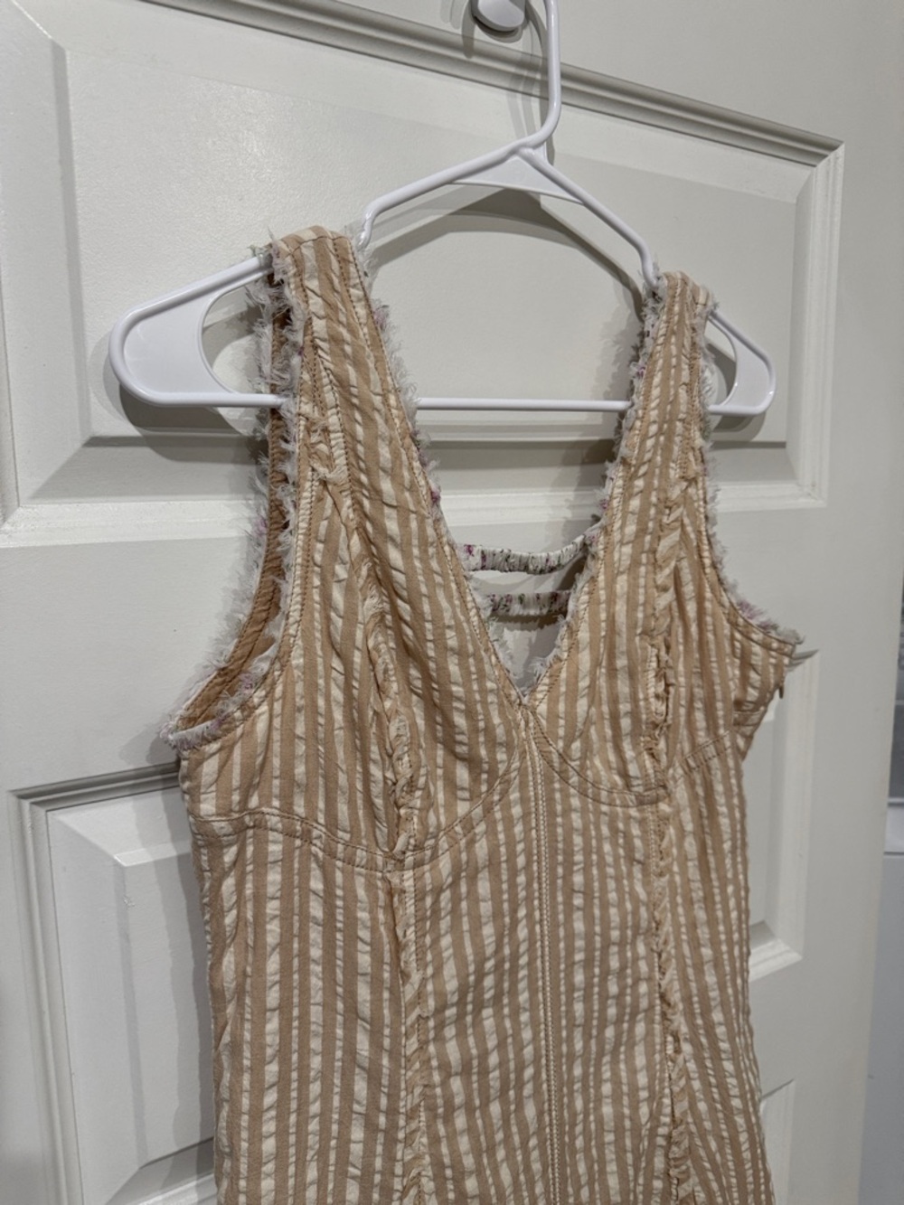 Pilcro V-Neck Ruffle Mini Dress - Picture 3 of 8